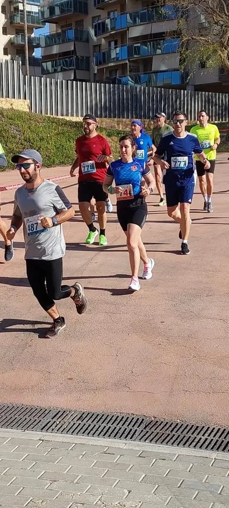 Lluna Díaz, en carrera en El Campello