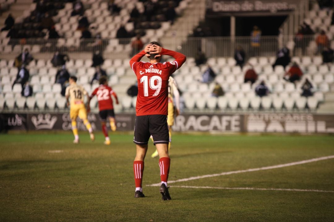 Claudio Medina se lamenta de una ocasión desaprovechada