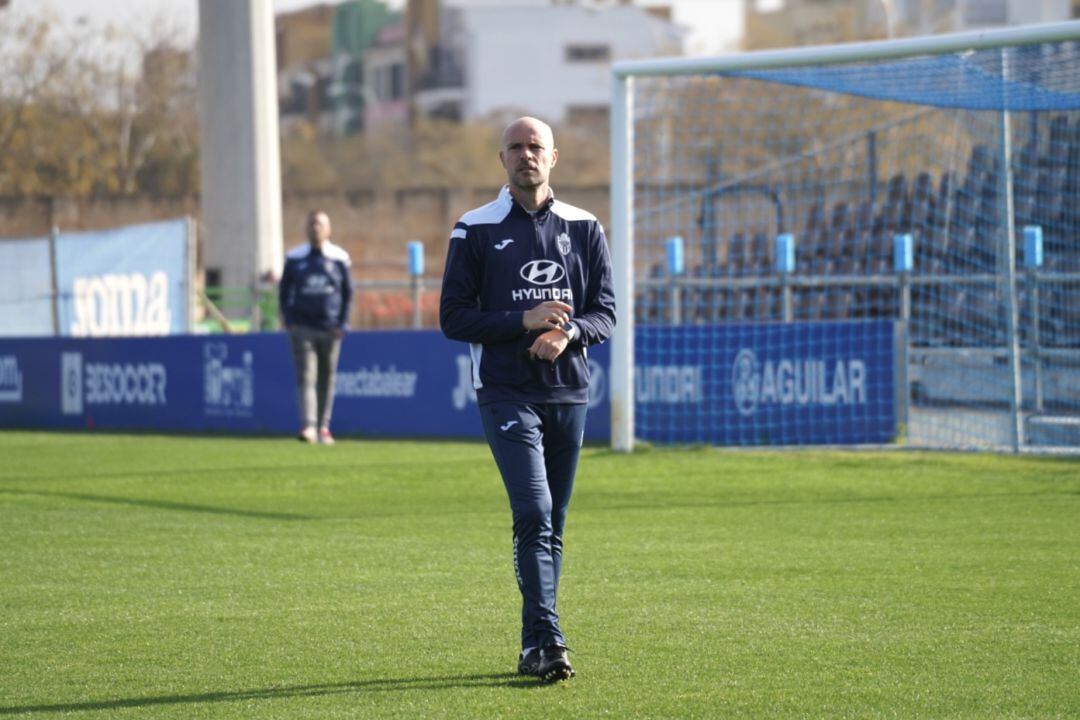 Xavi Calm, entrenador del Atlético Baleares.