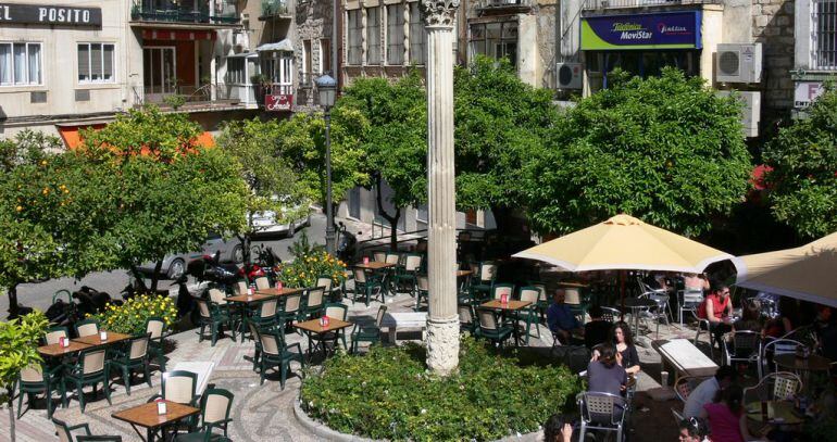 La plaza del Pósito con su configuración actual