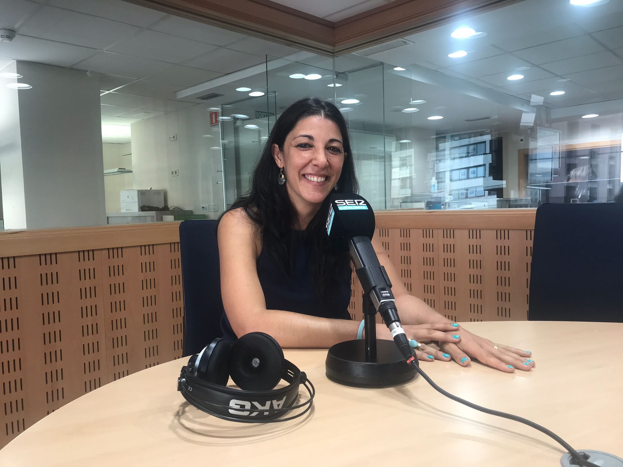 Núria Garcia, educadora social de l'associació Valentes i acompanyades