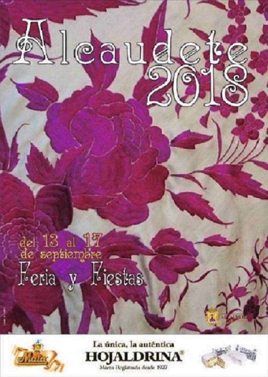 Cartel anunciador de la Feria de Alcaudete 2018