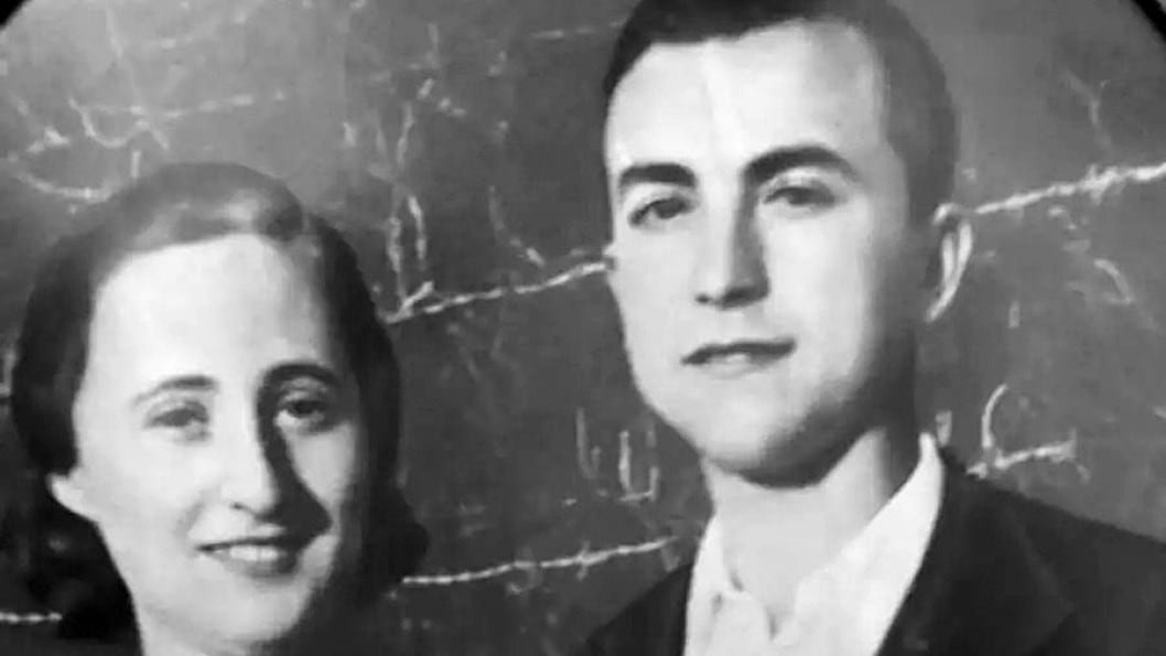 Vicente Machirán y su mujer