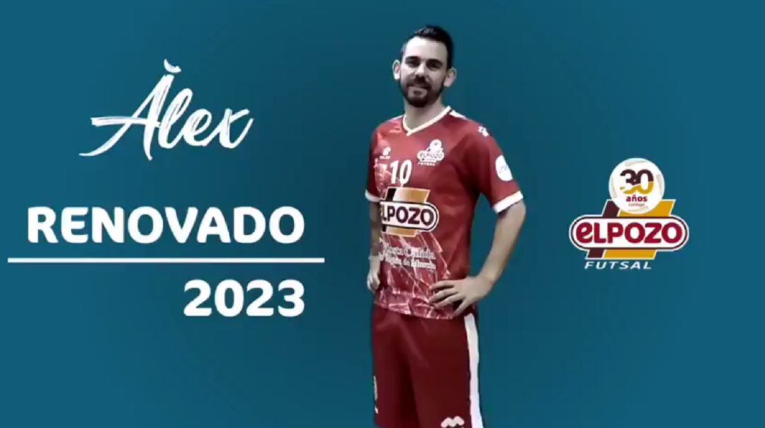 Álex Yepes renueva con ElPozo Murcia hasta 2023