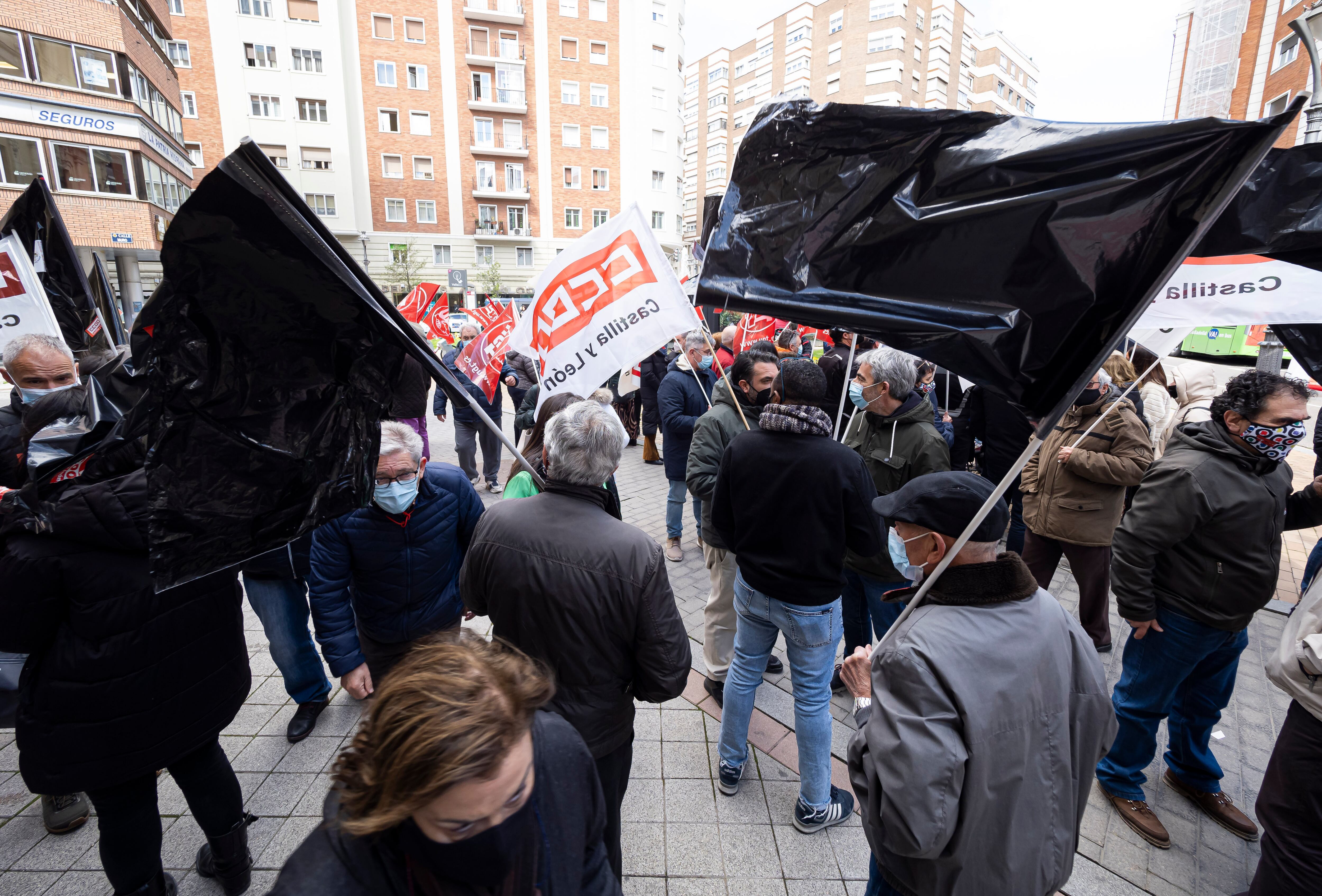 Concentración de trabajadores