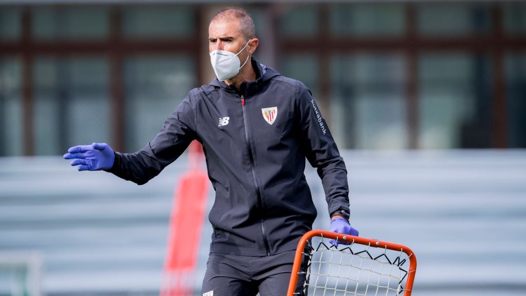 El entrenador del Athletic Club, Gaizka Garitano