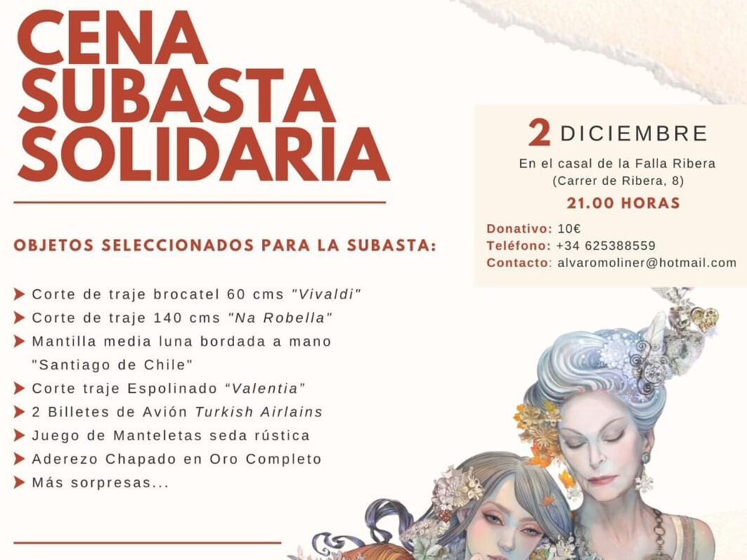 La Falla Telefónica celebra su 50 aniversario con una cena-subasta solidaria