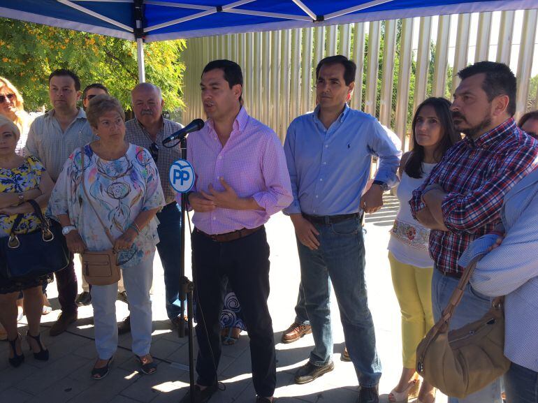 Juan Manuel Moreno en Córdoba