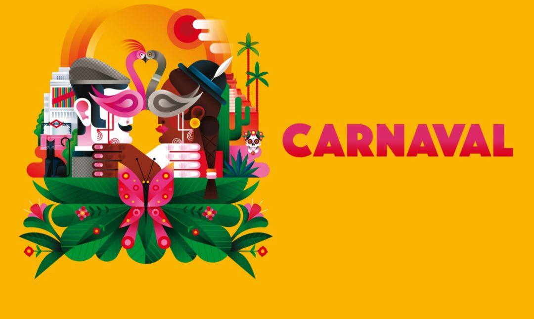 Cartel del Carnaval de Madrid 2020.