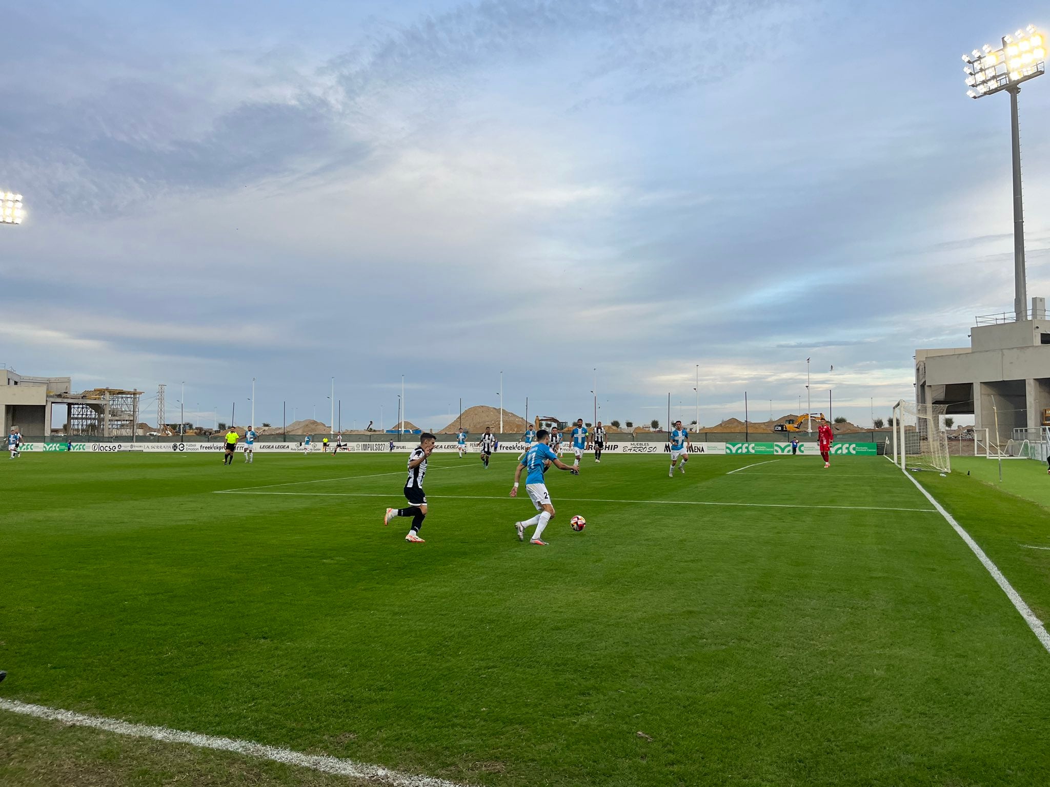 Un momento del partido