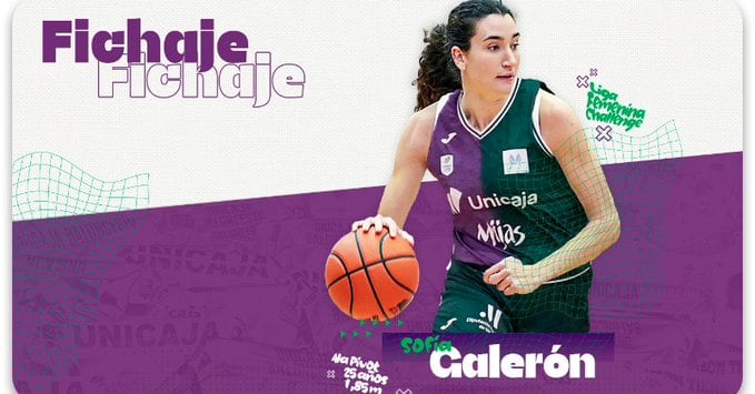 Sofía Galerón, nueva incorporación del Unicaja Mijas/ Unicaja Photo Press