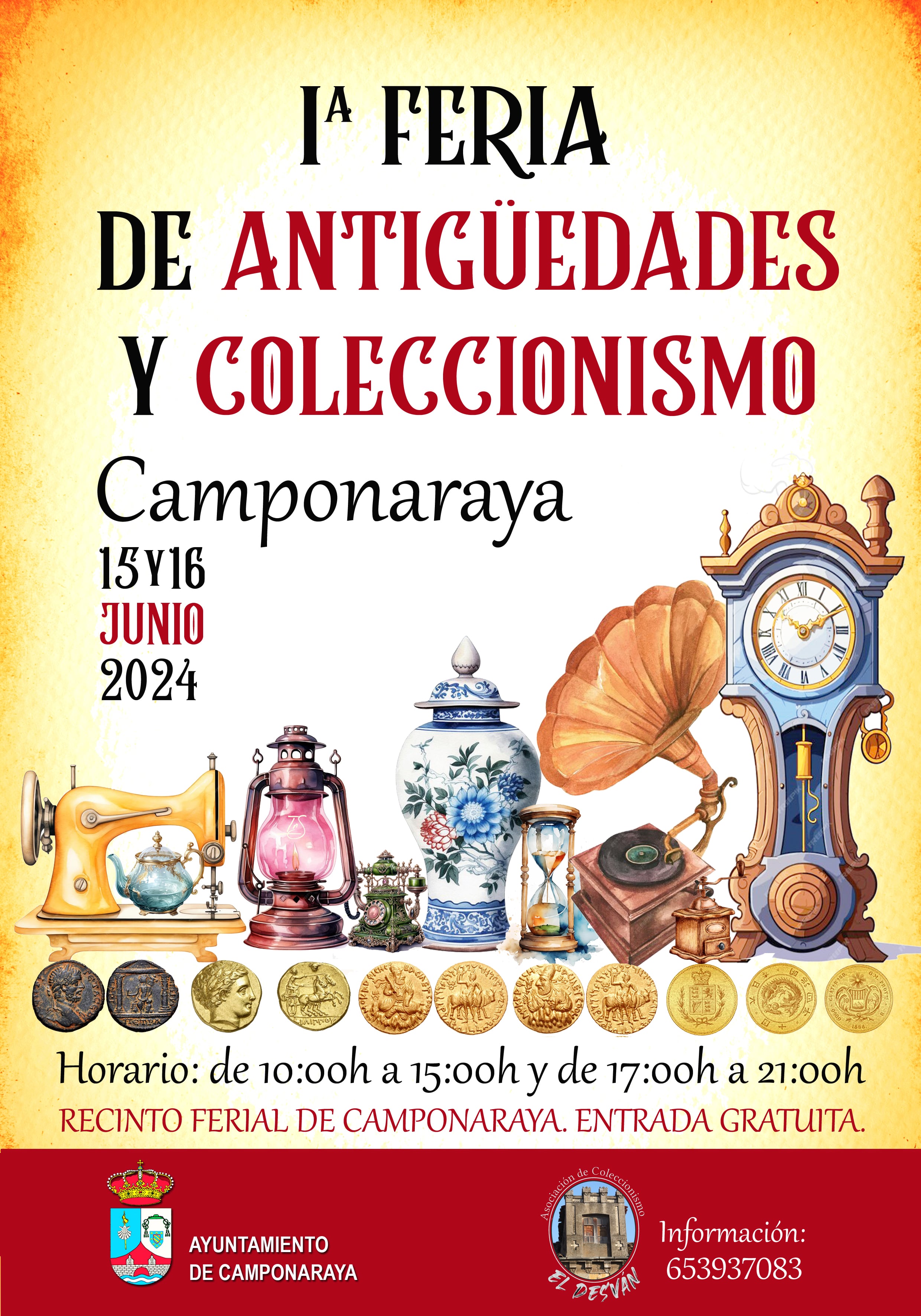 Cartel de la Feria de Antigüedades