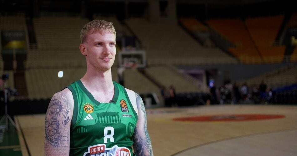 Olek Balcerowski con la camiseta de Panathinaikos/ Eurohoops