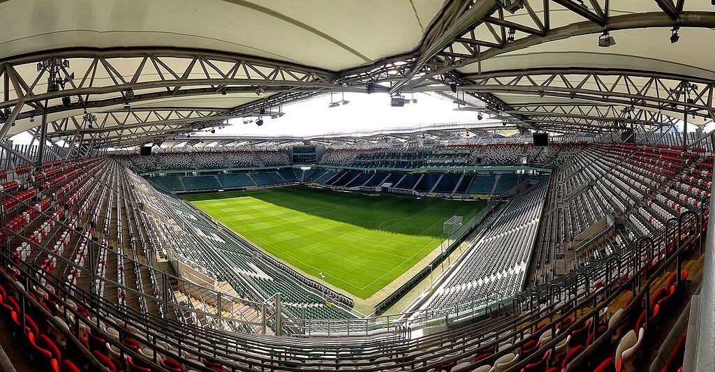 Así es el estadio del Legia de Varsovia.