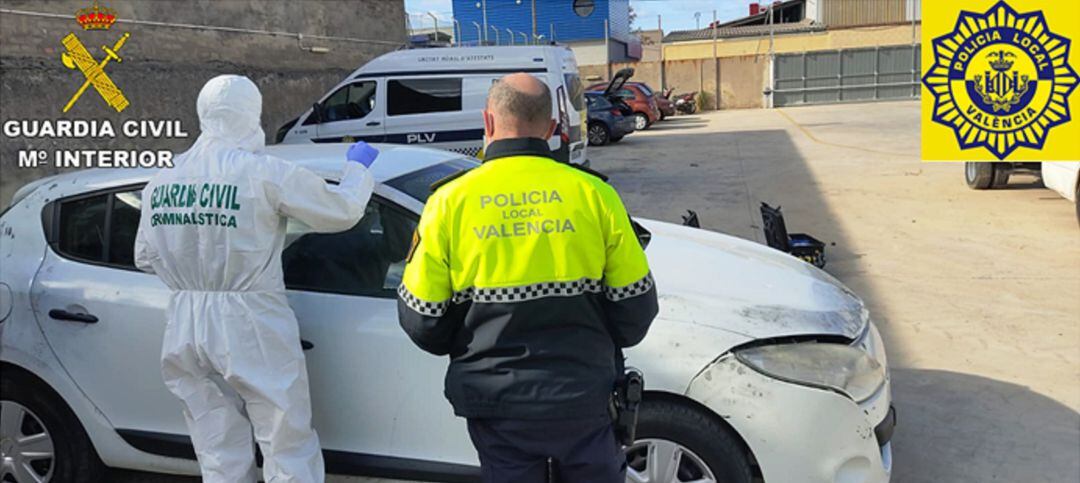 La Policía Local de València y la Guardia Civil detienen a dos personas implicadas en un accidente de tráfico