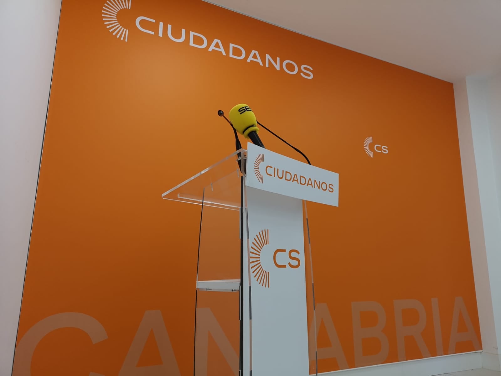 Sede de Ciudadanos en Santander.