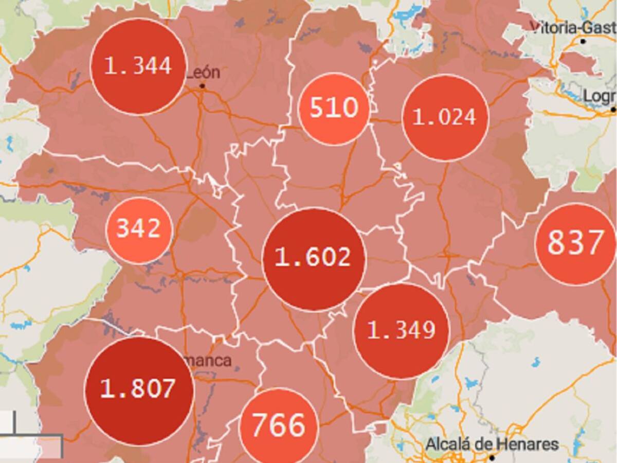 Continúa subiendo el número de positivos y fallecidos en la provincia de Segovia