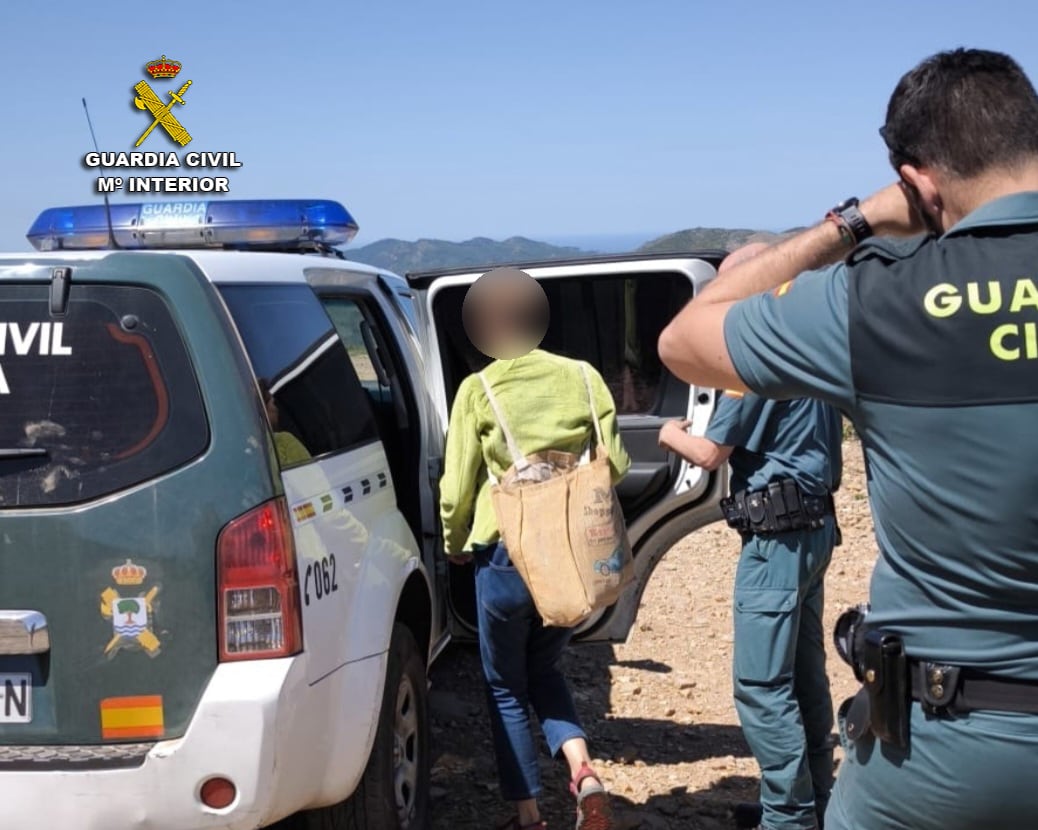 Rescate de la Guardia Civil en el Monte Galiñeiro