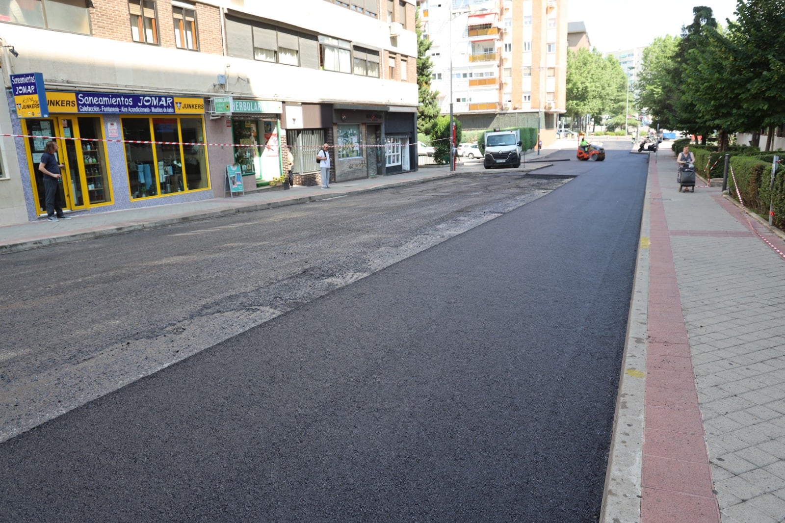 Las obras de asfaltado en Fuenlabrada se desarrollan este mes de octubre