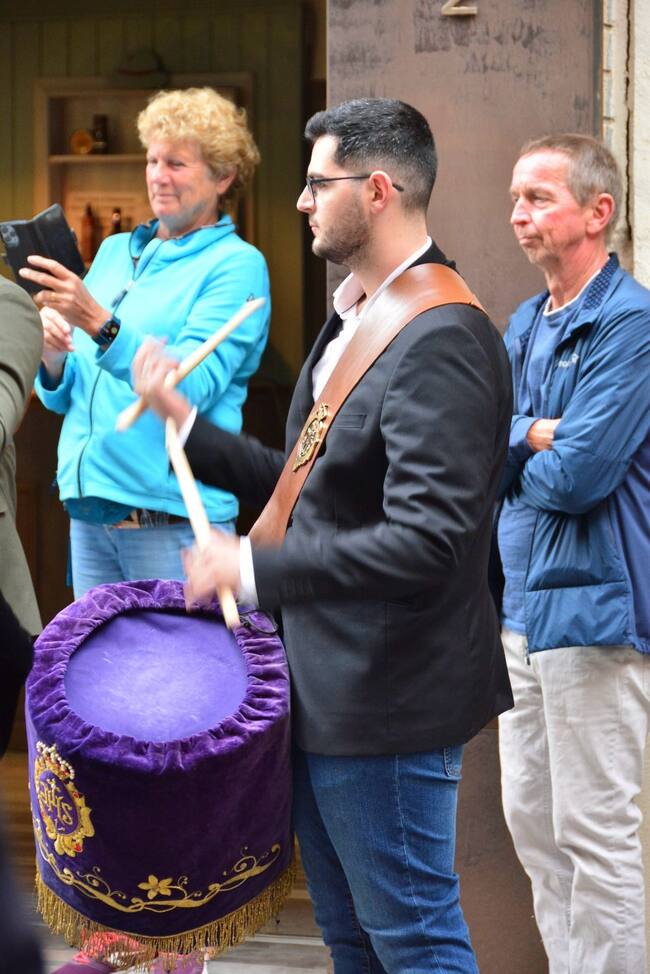 Sección de bocinas y tambores de Nuestro Padre Jesús