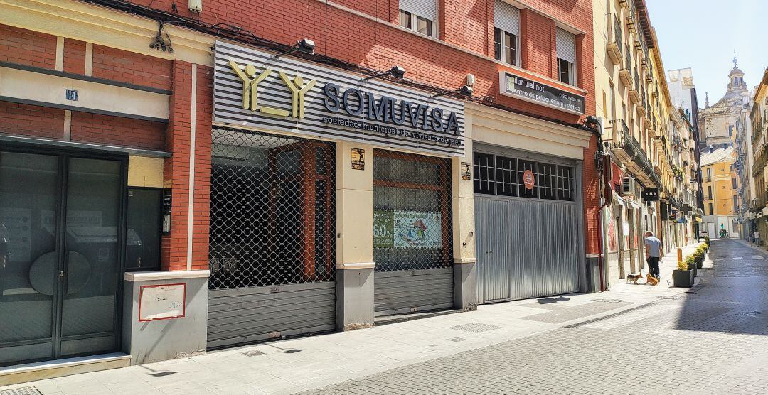 Oficinas de Somuvisa en la calle Álamos de la capital.