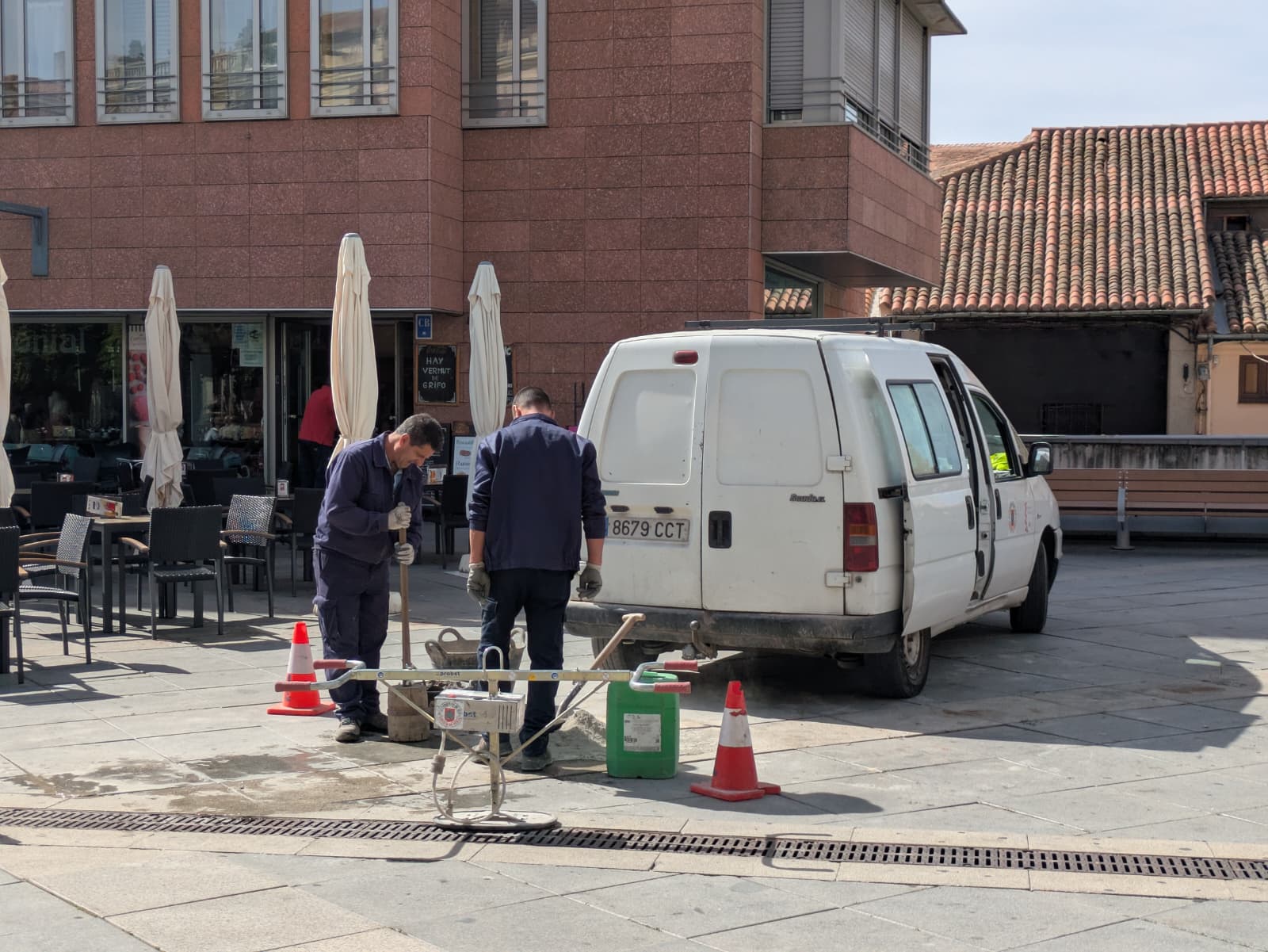 Operarios de obras./SER Ávila