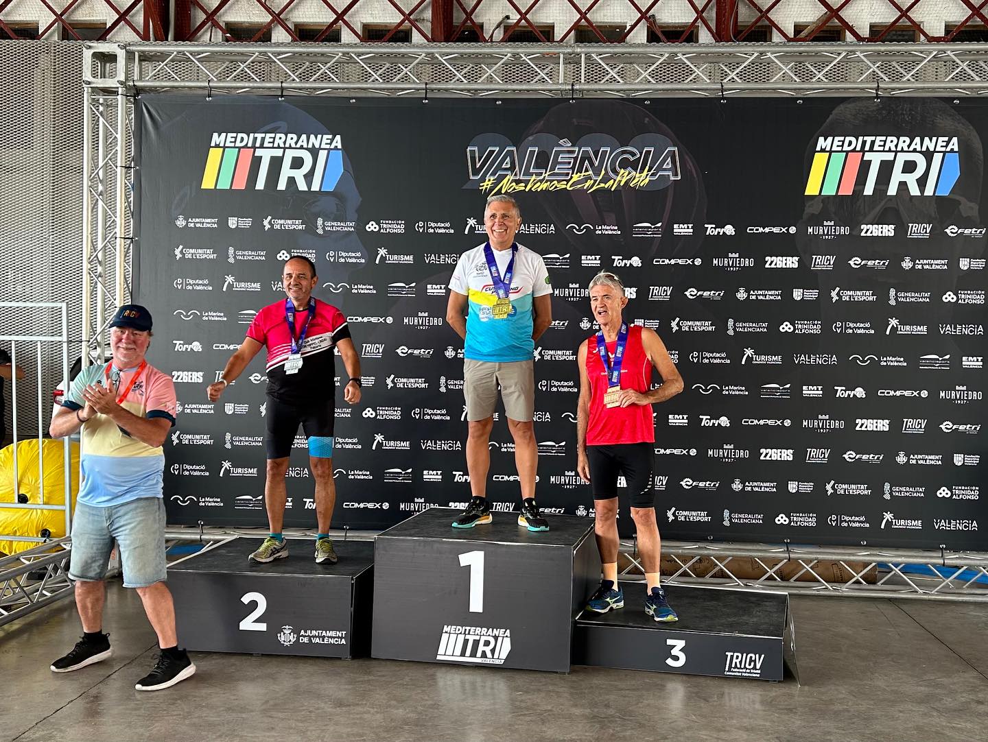 Miguel Micó al més alt del pòdium