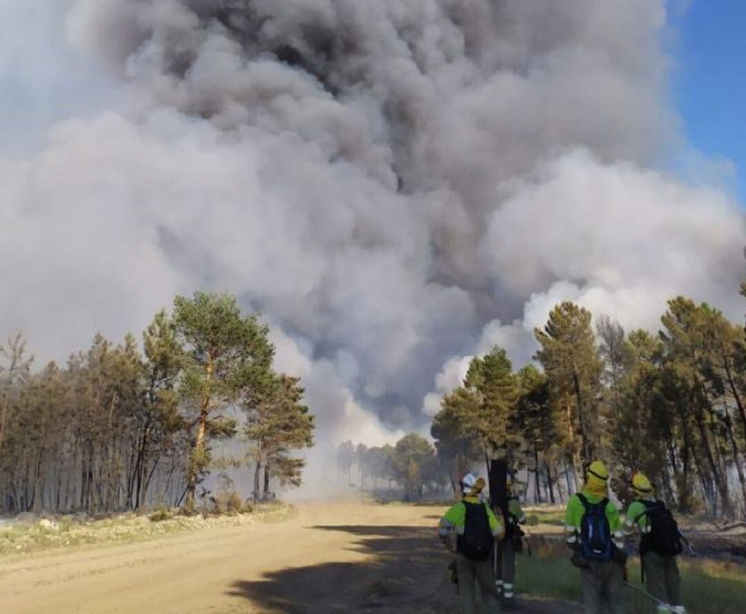 Incendio Serradilla del Arroyo