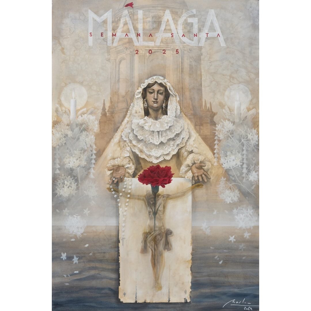 Cartel de la Semana Santa de Málaga 2025