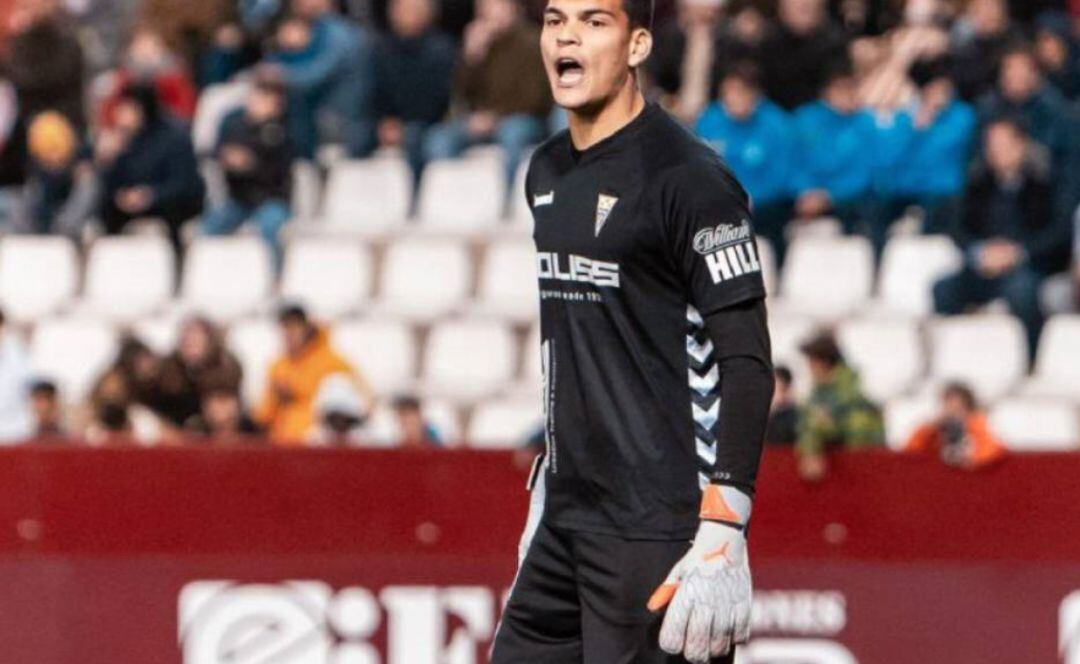 Brazao, durante un partido la temporada pasada con el Albacete