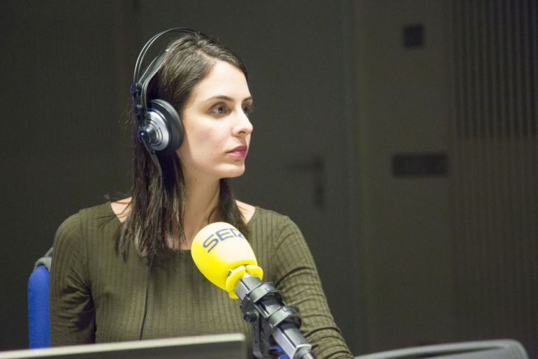 Rita Maestre, durante una entrevista en la Cadena SER.