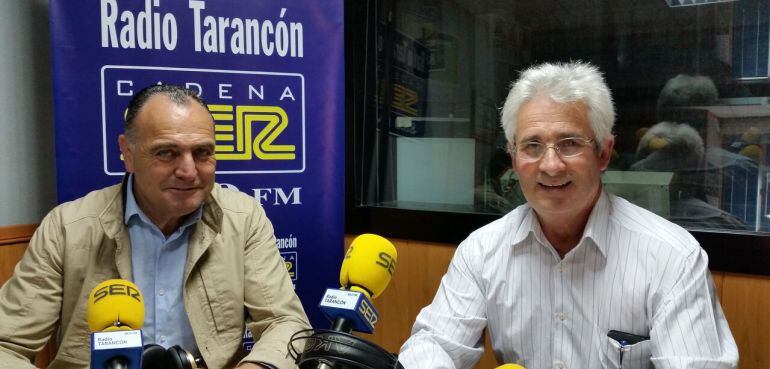 José Manuel López Carrizo, alcalde de Tarancón, junto a Manuel Rossi, presidente de la Asociación del Camino Santiaguista de Uclés.