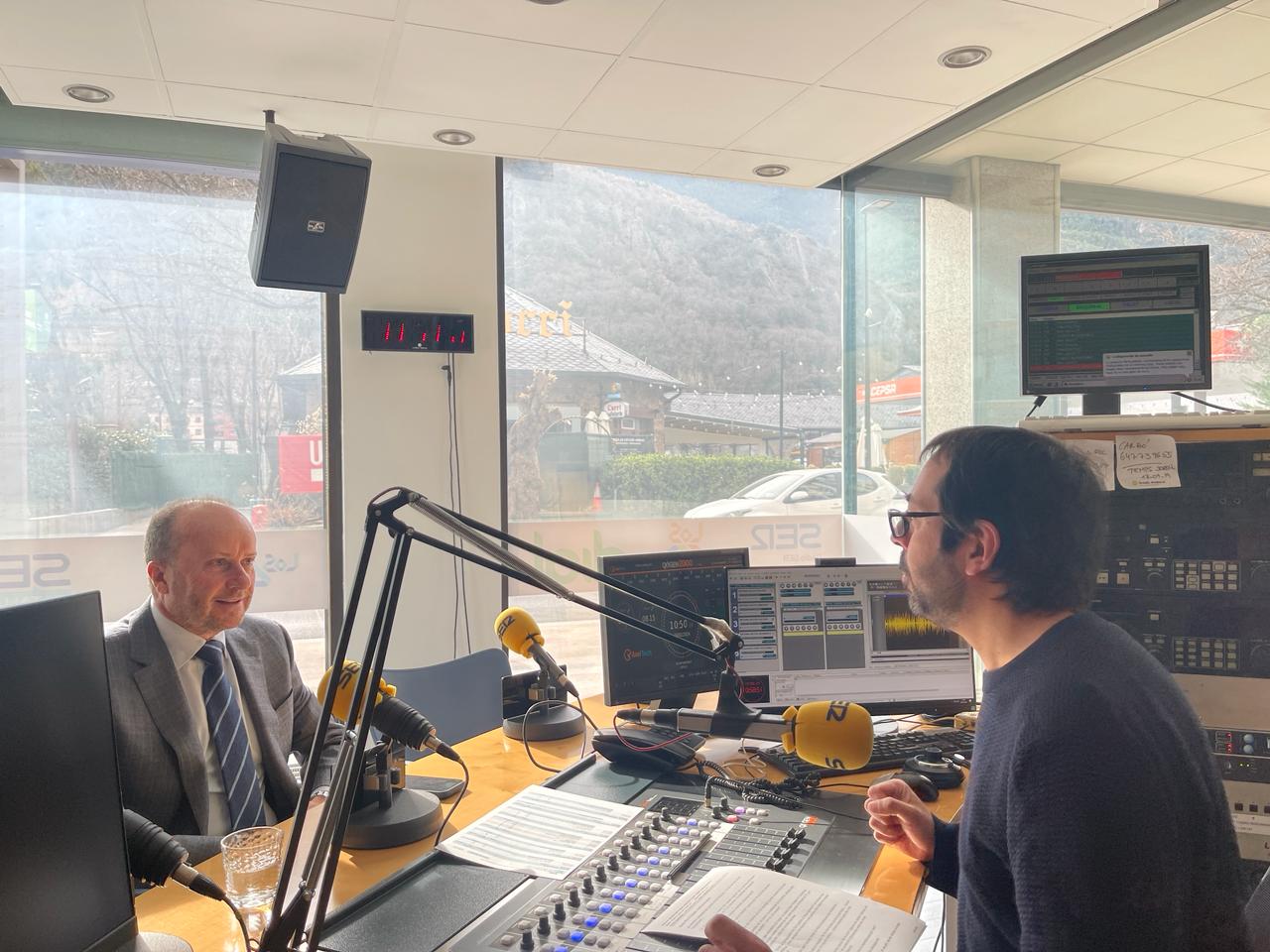 El presient del Consell Superior de la Justícia, Josep Maria Rossell, al programa Aquí Andorra