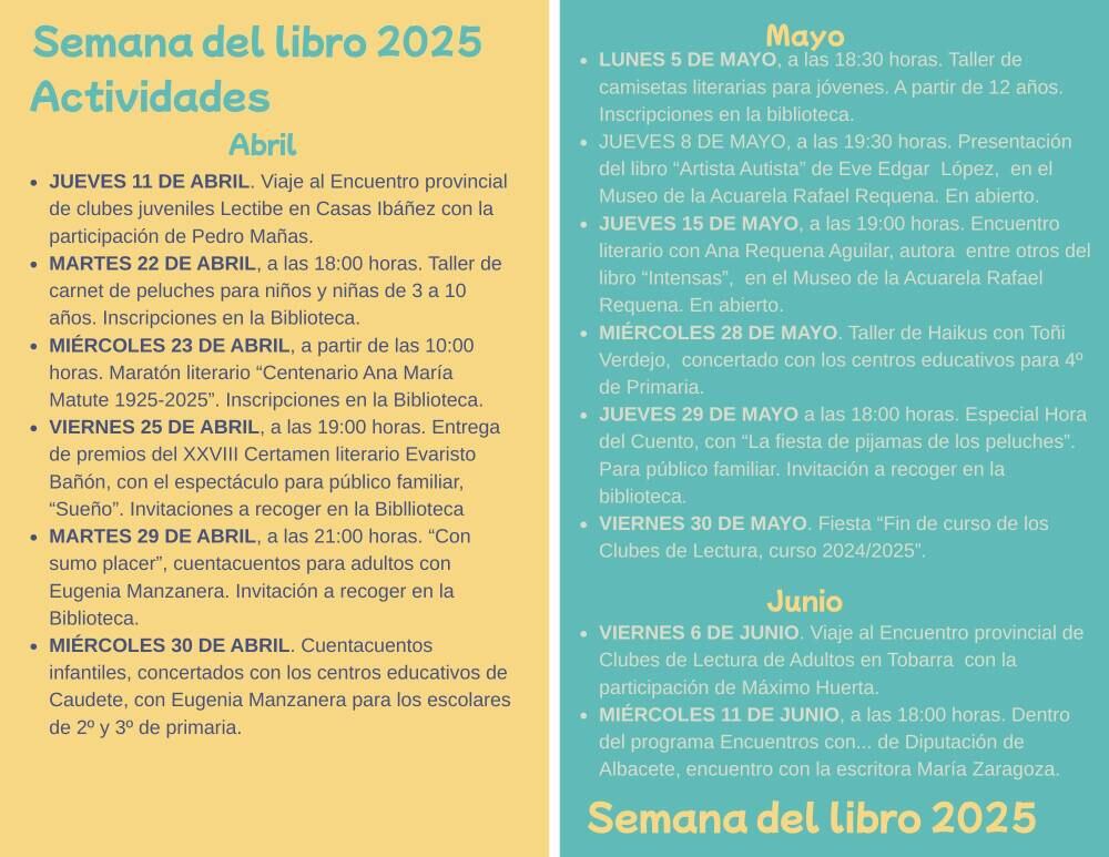 Semana del libro. Caudete