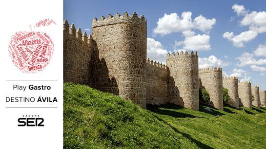 La muralla de Ávila está declarada Patrimonio de la Humanidad.