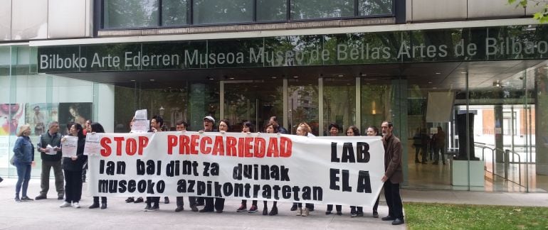 Trabajadores del Museo Bellas Artes de Bilbao convocan huelga para pedir mejoras laborales