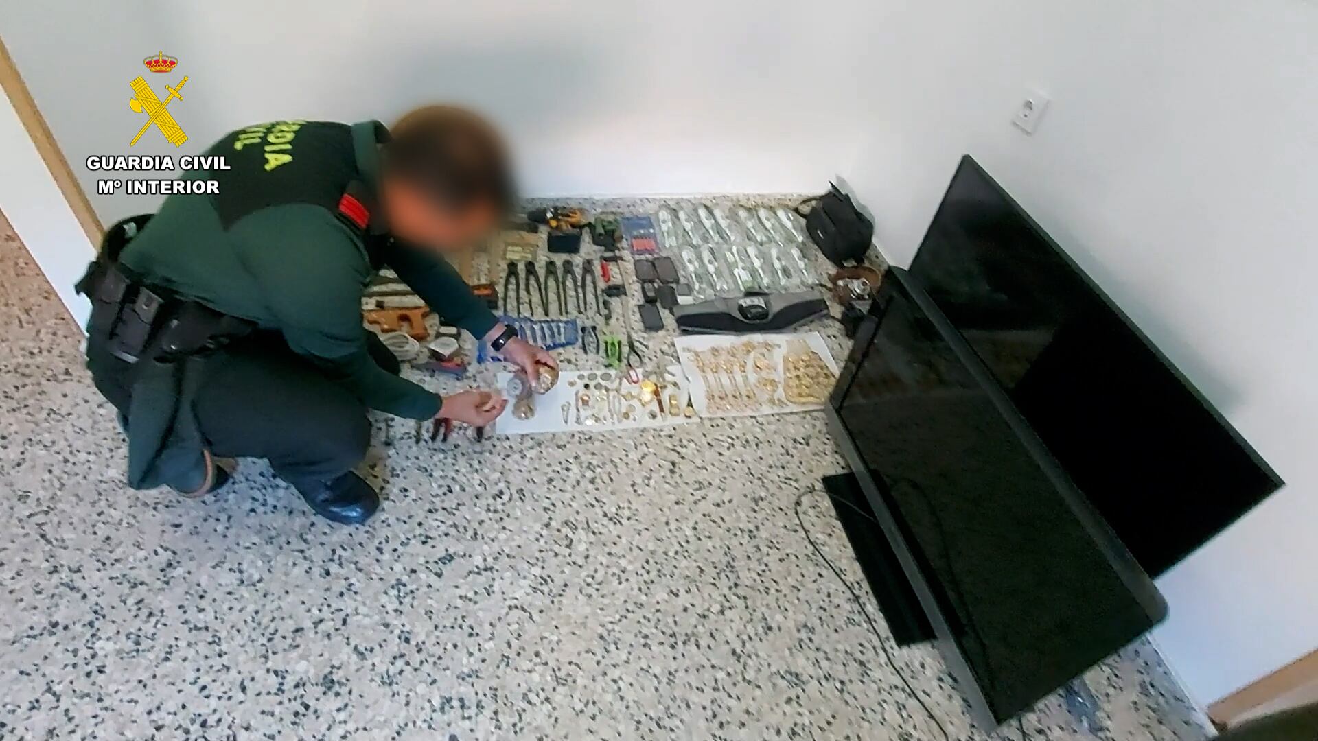 Objetos robados en operación Ropol
