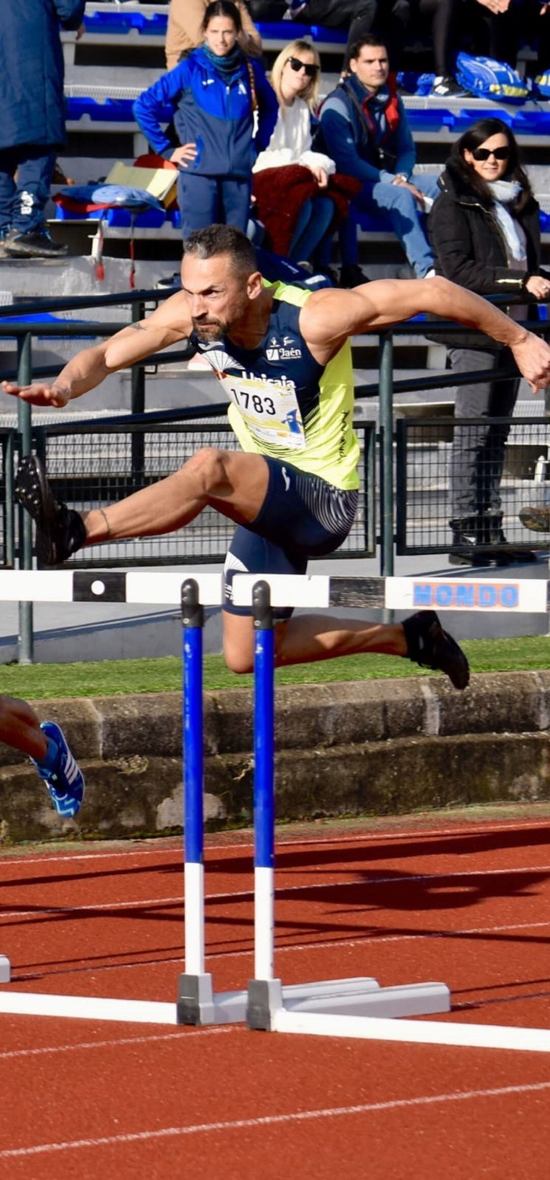 Francisco Ruiz, atleta linarense que compite en la categoría M40