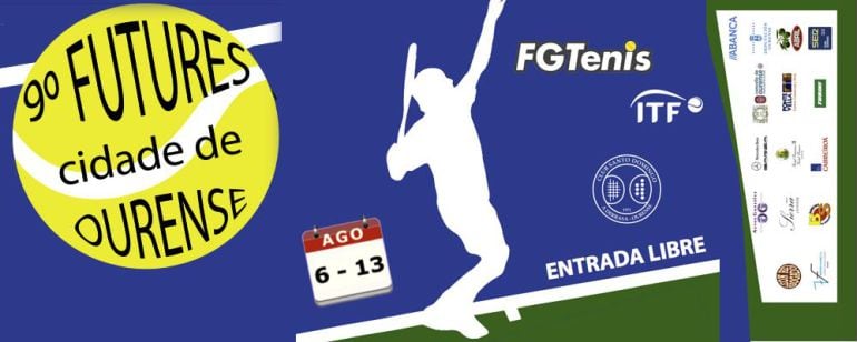 Cartel del Torneo Internacional de Tenis Futures Cidada de Ourense 2016