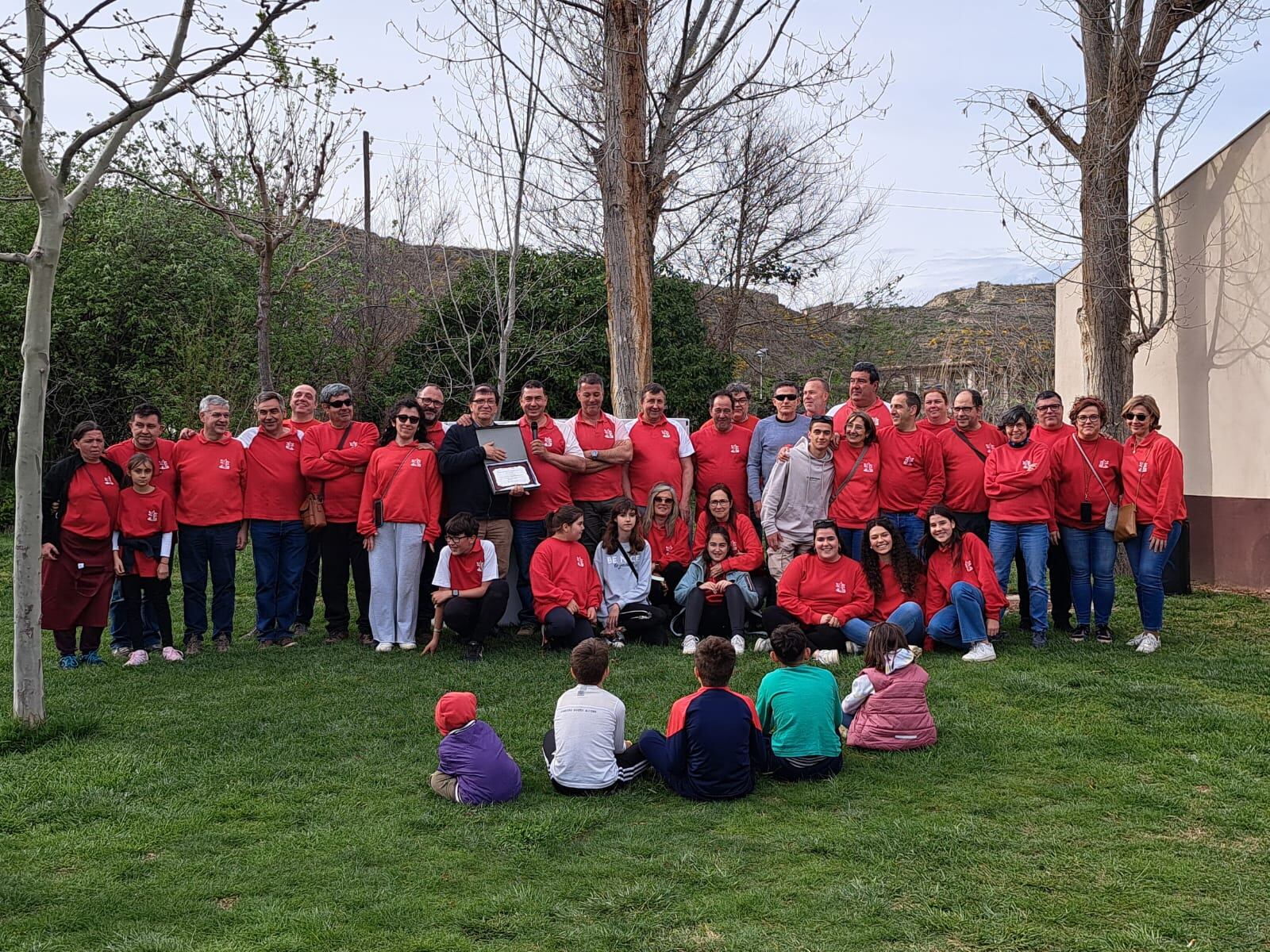 Foto de familia del homenaje a José Antonio Montull