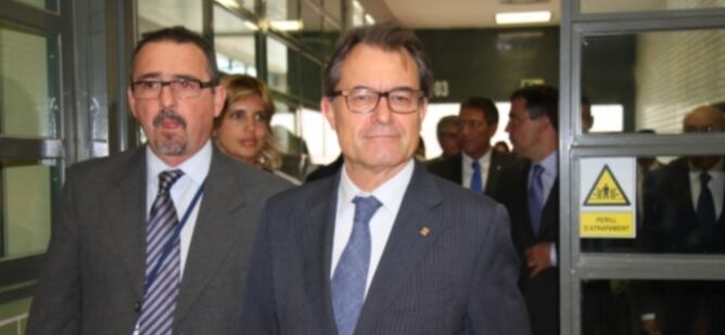 El president de la Generalitat, Artur Mas, visitant el nou centre penitenciari de Puig de les Basses a Figueres