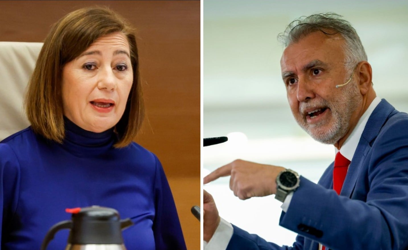 Francina Armengol y Ángel Víctor Torres han testificado por escrito en el juicio de las mascarillas