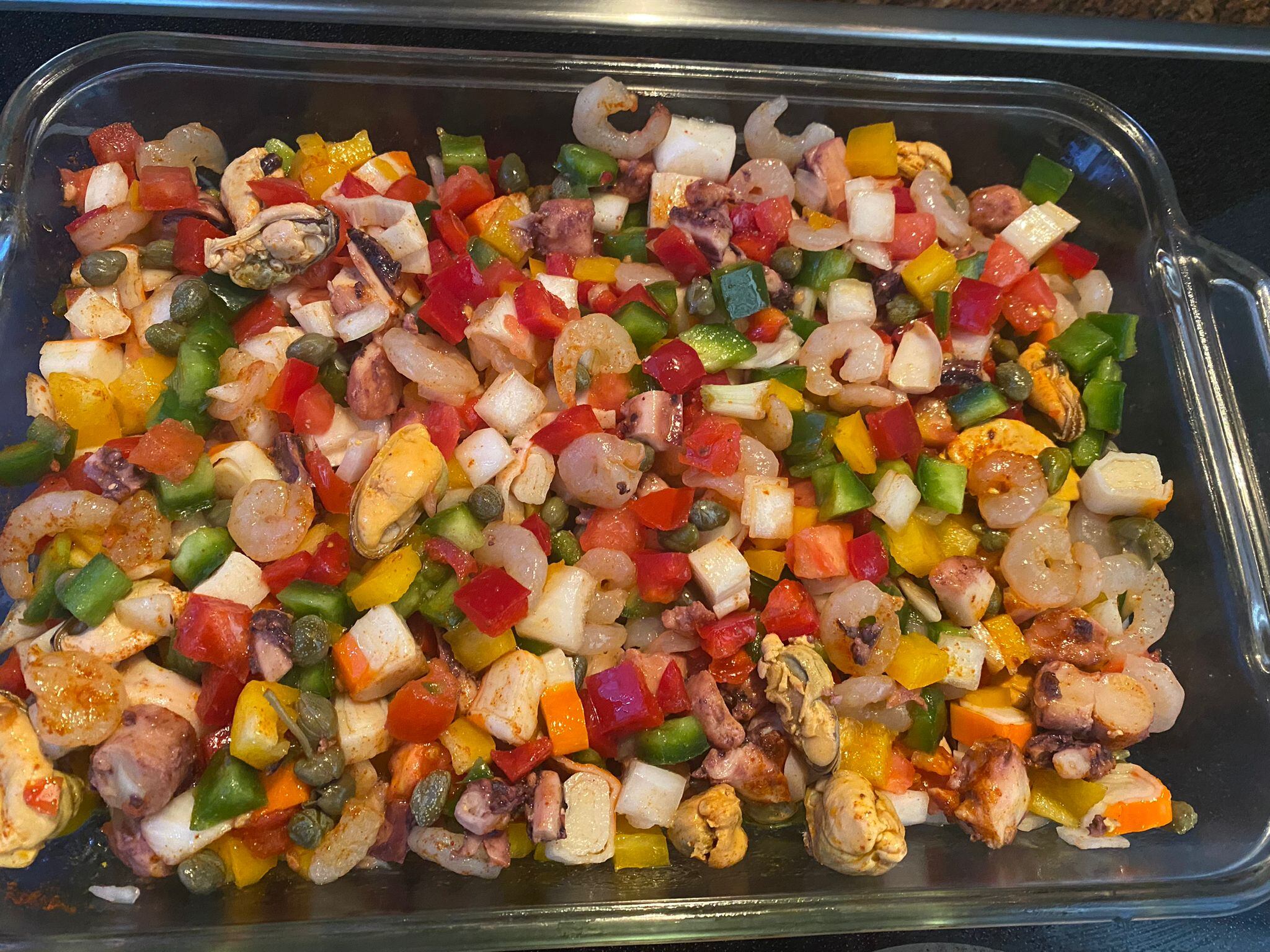 Salpicón de marisco.