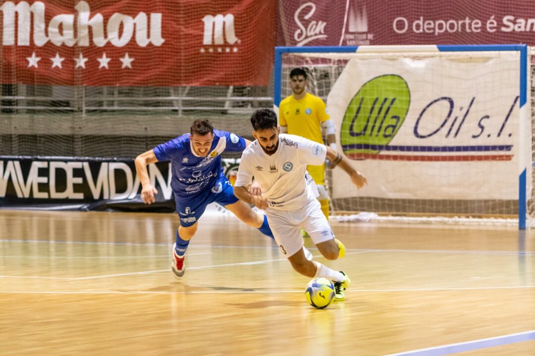 Dani Blanco fue el autor del gol del JERUBEX Santiago Futsal