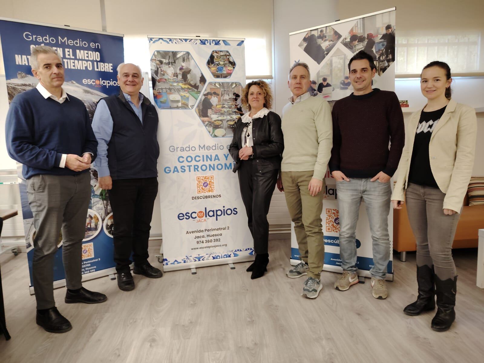 El colegio Escuelas Pías presentaba el ciclo apoyado por empresarios y ayuntamiento de Jaca