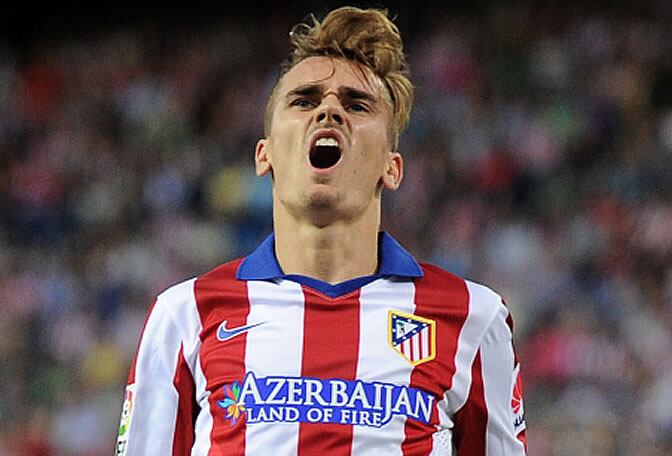 Griezmann, en un partido con el Atlético