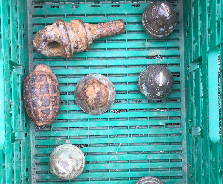 Los artefactos han sido localizados en un camión procedente de Francia