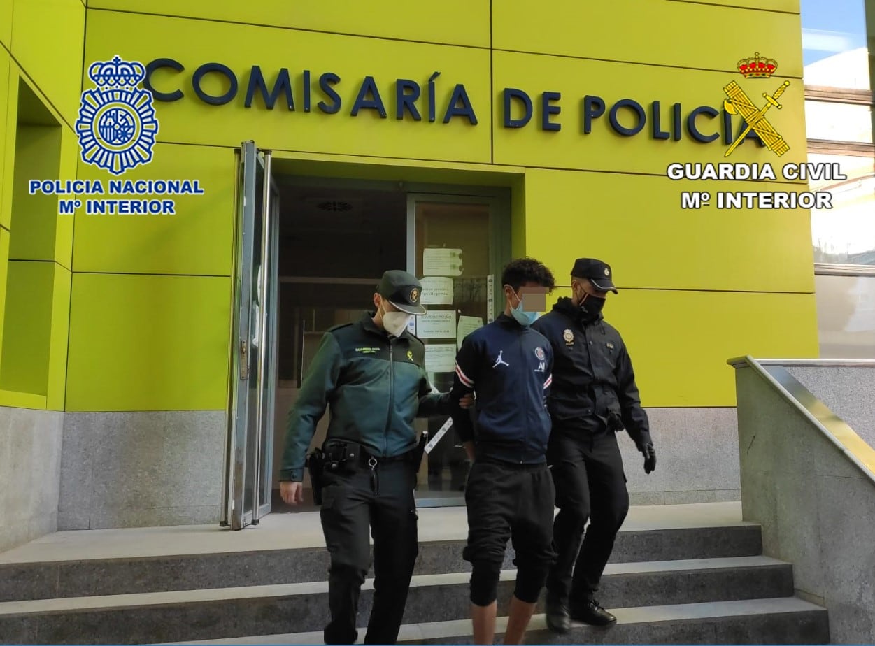 Detenidos los integrantes de una banda por robar en diversos comercios del municipio de Cartagena