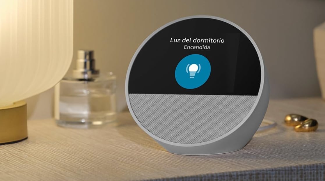 Así es el Amazon Echo Spot.