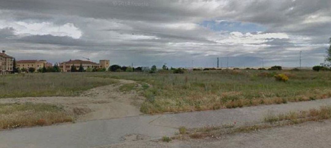 Parcela donde se ubicará el centro de salud Segovia IV 
